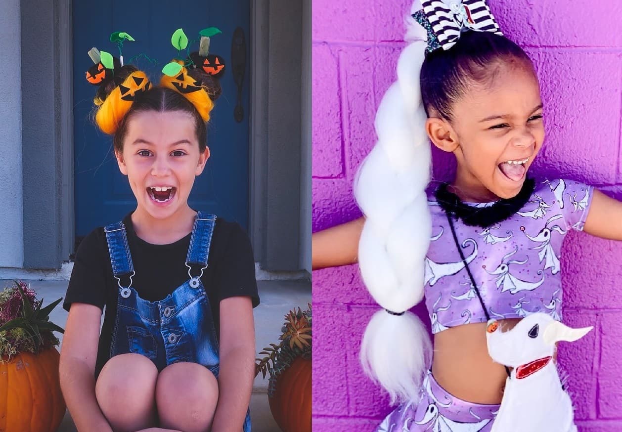 20 Ghoulishly Cute Halloween Hairstyles For Girls