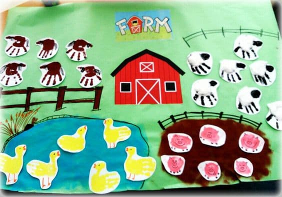 Handprint Animal Farm