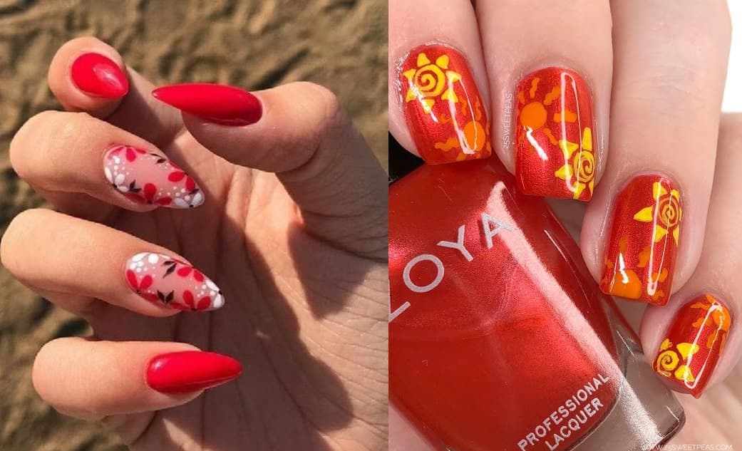 Red Summer Nails