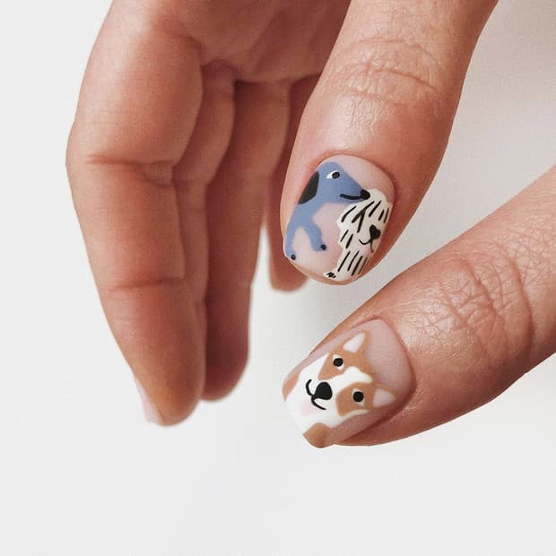 Stay Paw-sitive! 15 Cute Pet-Themed Nail Ideas
