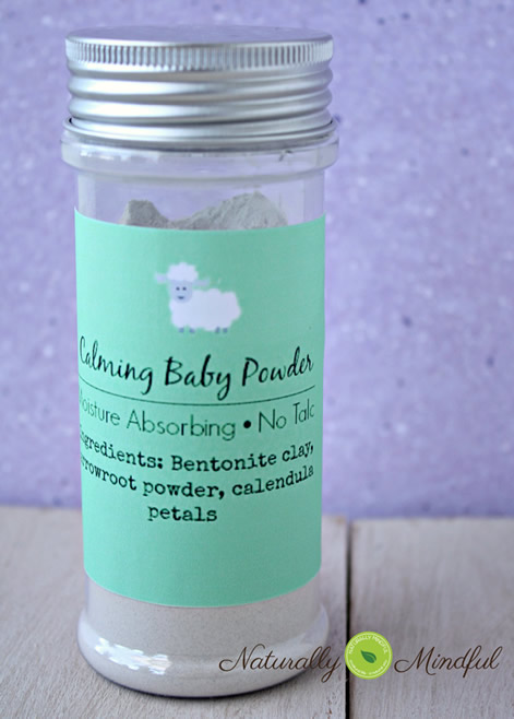 baby products homemade calming baby powder naturallymindful
