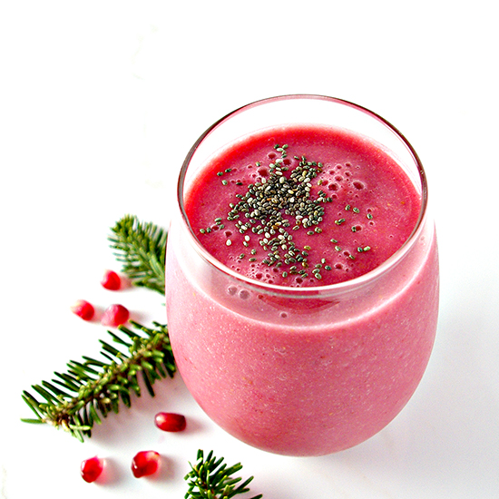 fruit smoothie dairy free strawberry pomegranate smoothie recipe spiritedandthensome