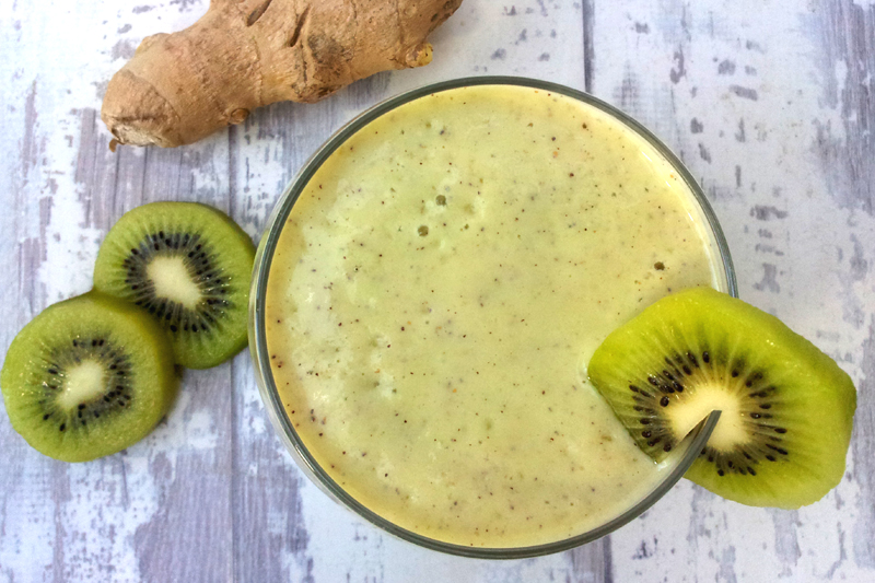 fruit smoothie kiwi banana orange vitamin c protein smoothie vegan