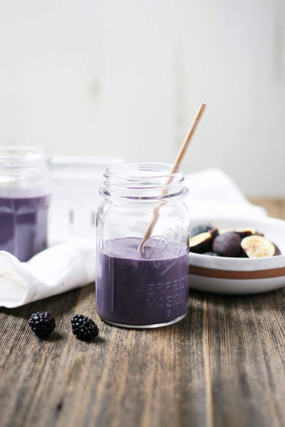 fruit smoothie summer blackberry fig smoothie vegukate