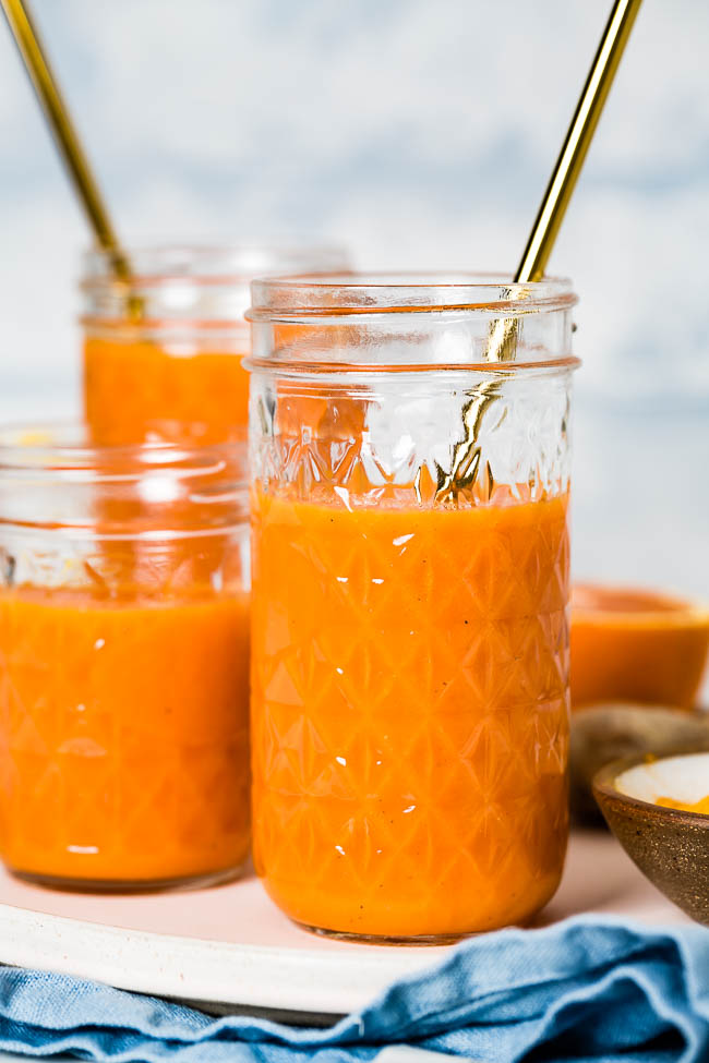 fruit smoothie turmeric ginger smoothie foolproofliving