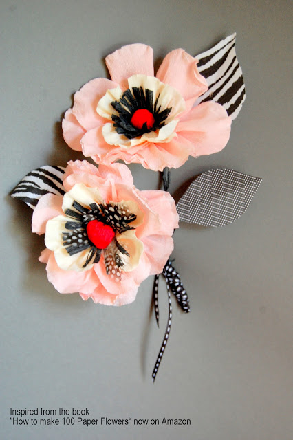 paper flowers diy tutorial whimsical paper flowers poppy stjudescreations