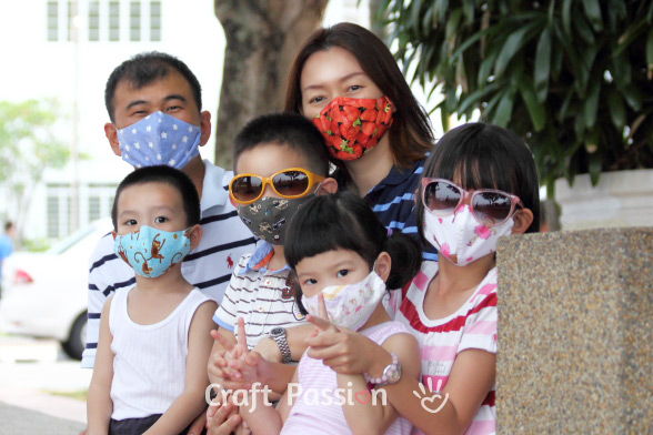 diy face mask face mask sewing pattern for entire family craftpassion