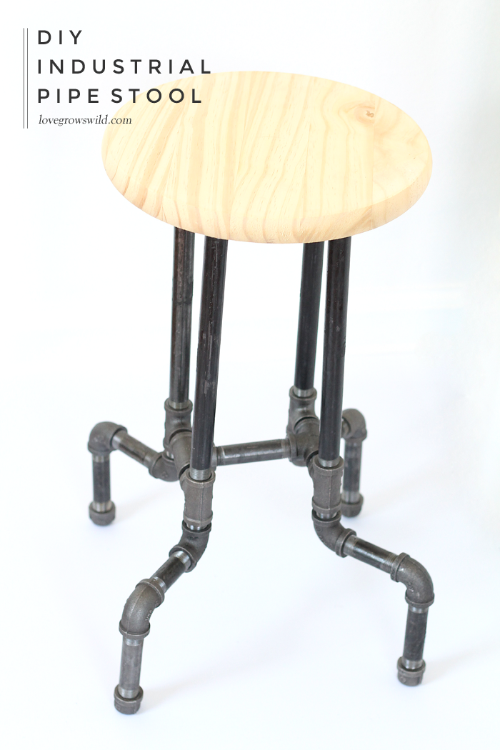 Bar Stools Industrial Pipe