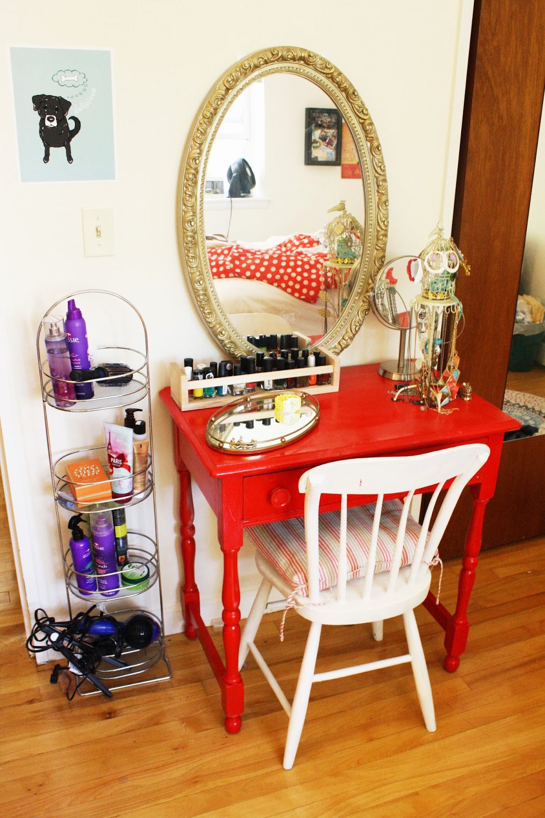 DIY Make up Vanity on Budget majorshenanniegans.blogspot.