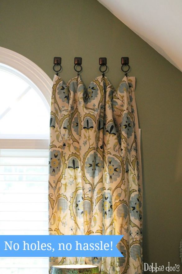 18 Creative Low Budget DIY Curtain Rods