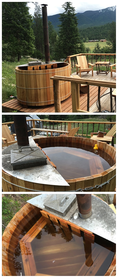 DIY hot tub cedar hot tub purelivingforlife