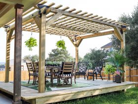 DIY pergola deck styled jenwoodhouse