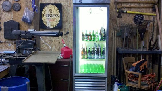 Garage Organization Ideas Beer fridge
