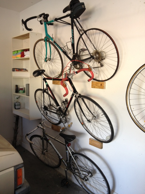 Garage Organization Ideas Bicycle rack