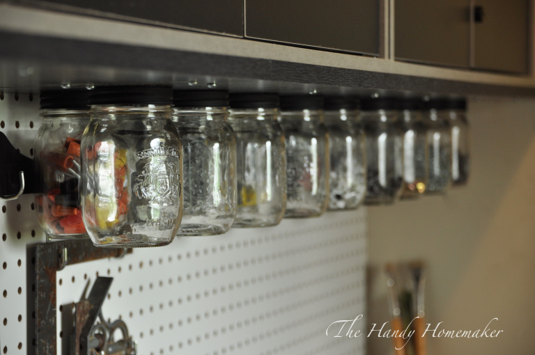 Garage Organization Ideas Jar holder