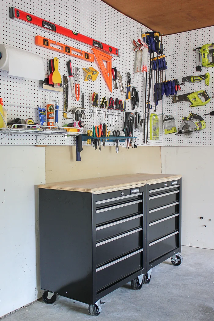 Garage Organization Ideas Peg board