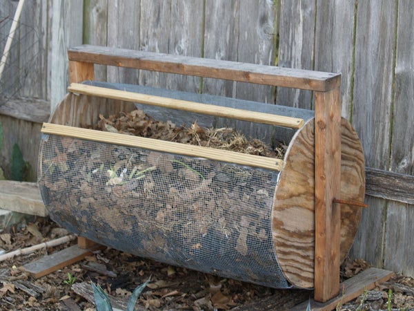 compost bin chicken wire tumbler for light compost instructables