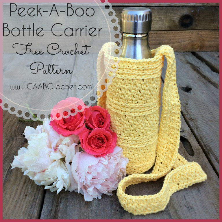 crochet projects for adults crochet water bottle carrier pattern caabcrochet