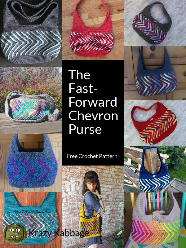 crochet projects for adults fast forward chevron purse krazykabbage