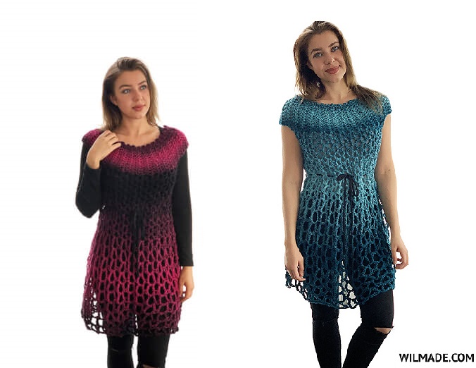 crochet projects for adults poncho dress s wilmade