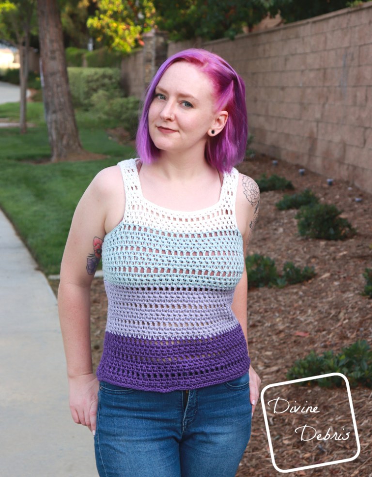 crochet projects for adults tank top