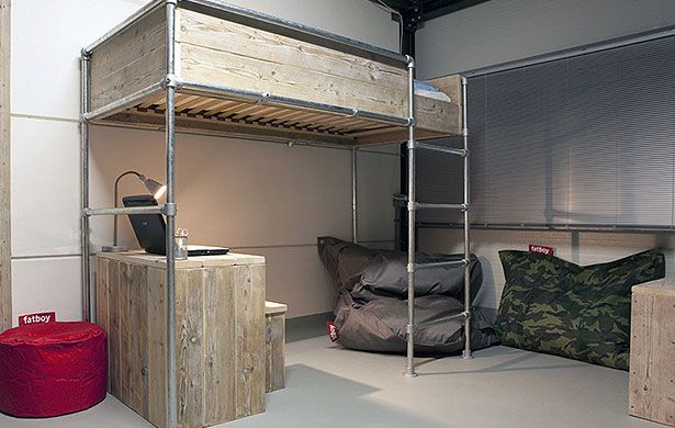 diy bed frame loft bed frame simplifiedbuilding