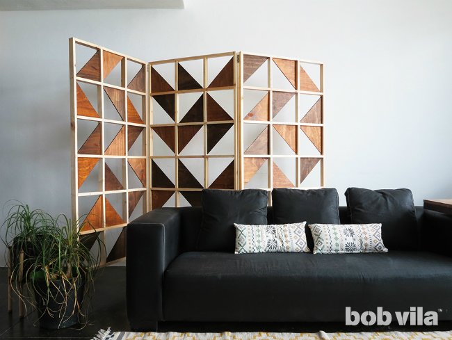 diy room divider woden pannel pieces bobvila