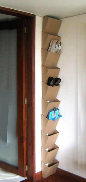 diy shoe rack cardboard shoe rack cardboarddesign