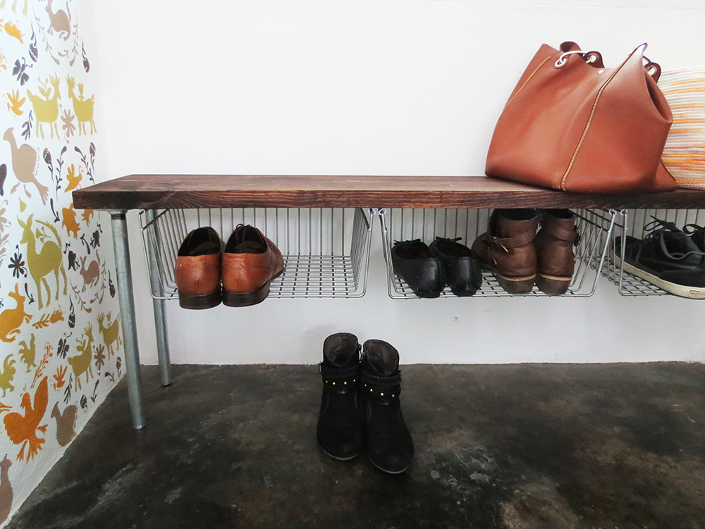 diy shoe rack floating diy storage bench ohohdeco