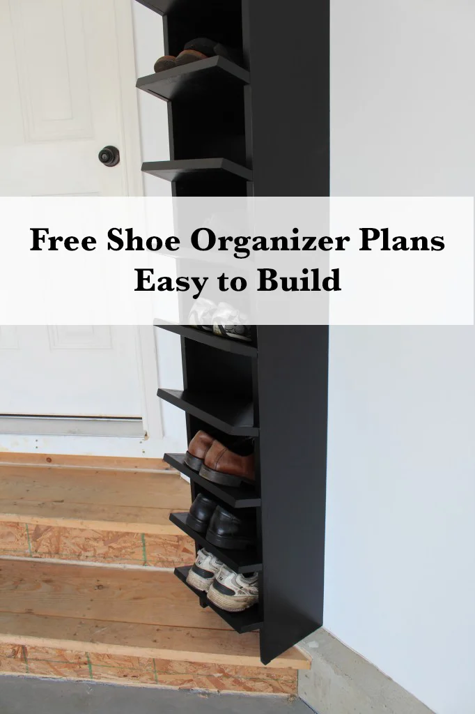 diy shoe rack free shoe organizer plans ourhomefromscratch