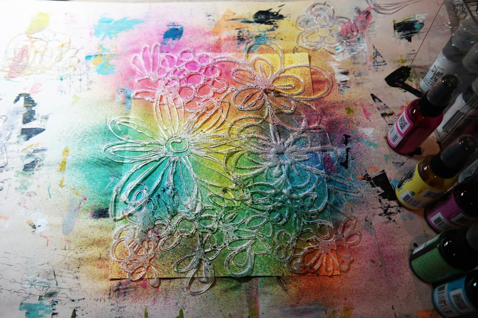 Abstract Hot Glue Gun Art On Canvas 20 Creative And Useful Hot Glue Gun Projects