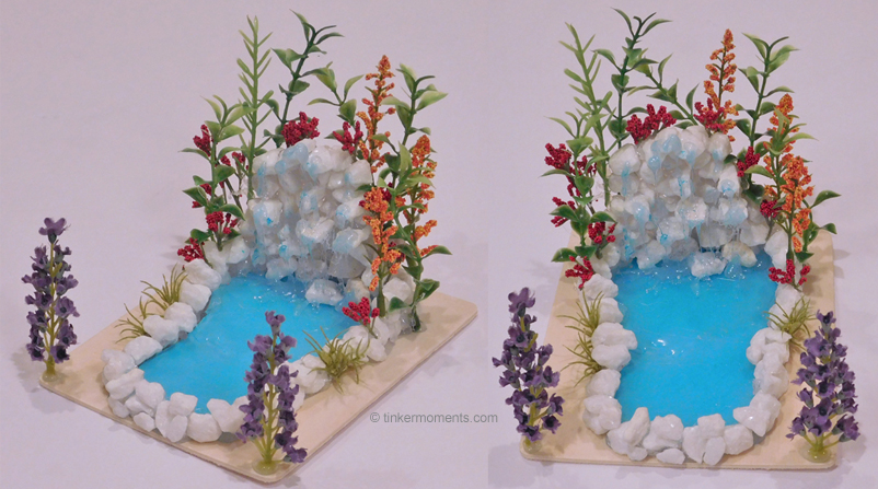 glue cun crafts waterfall tinkermoments