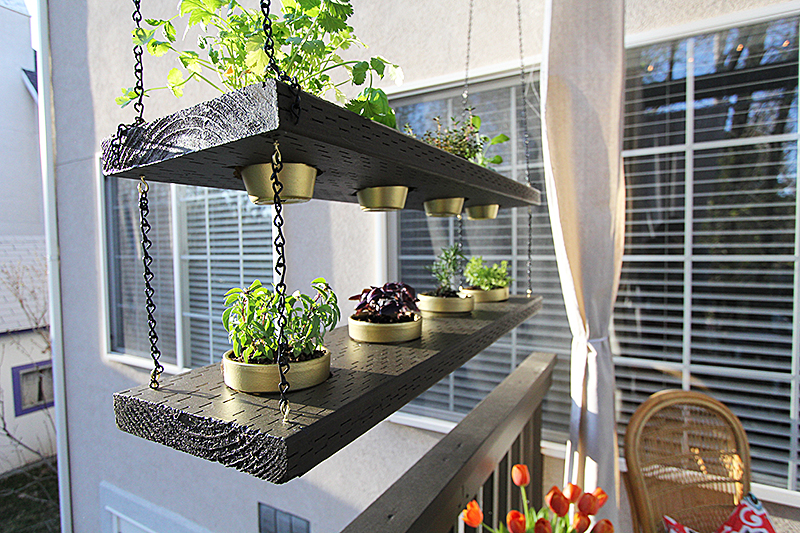 hanging planters diy hanging planter herb garden stagg design