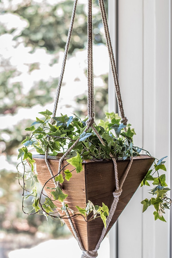 hanging planters pyramid littleyellowwheelbarrow