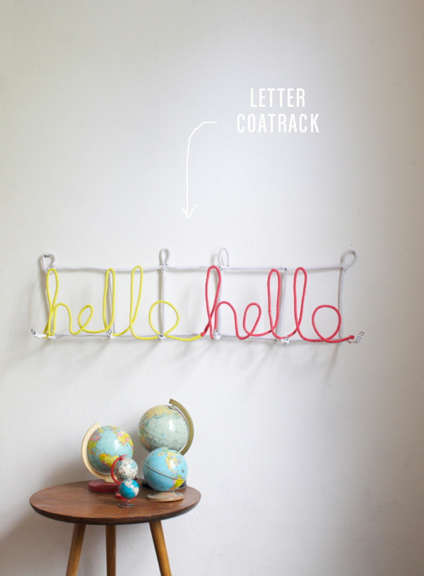 letter coat rack 1