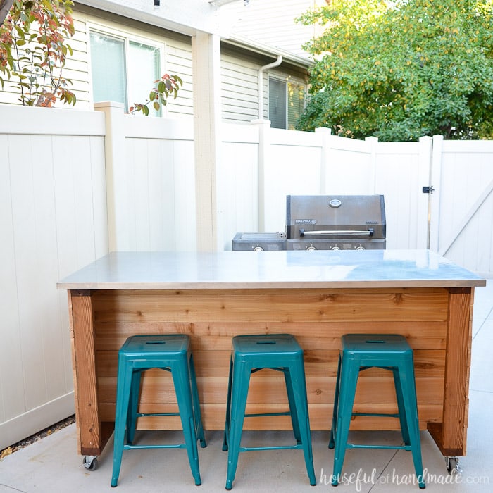 outdoor kitchen island build plans 1