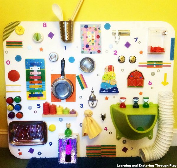 ST DIY toddler tactile musical busi board
