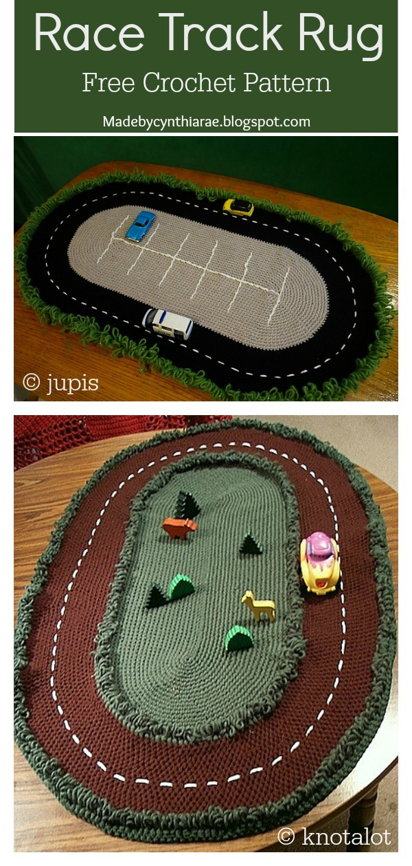 baby toys diy race track rug free crochet pattern coolcreativity