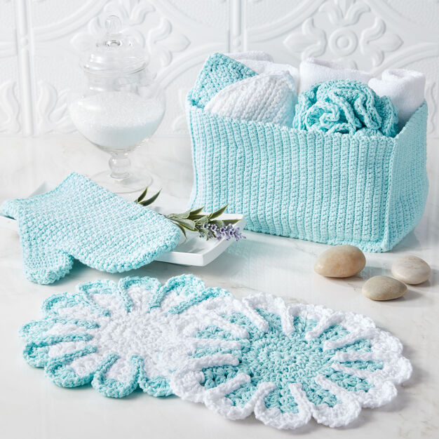 crochet crafts bernat crochet spa day kit yarnspirations