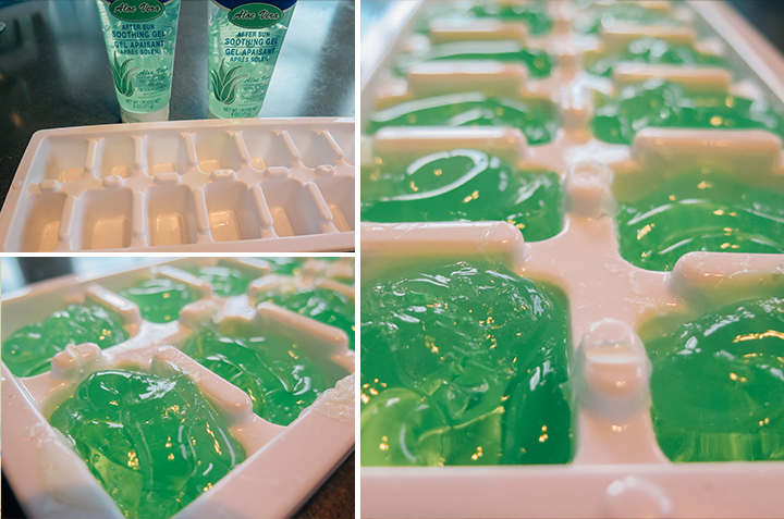 diy beach hacks aloe vera ice cubes monicapotterhome