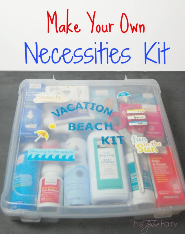 diy beach hacks vecation necessety kit thetiptoefairy