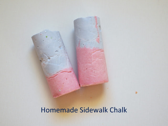 diy chalk echunky pinkstripeysock