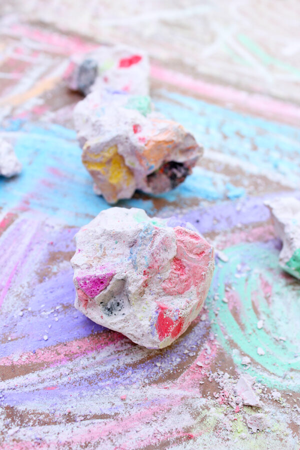 diy chalk rocks babbledabbledo