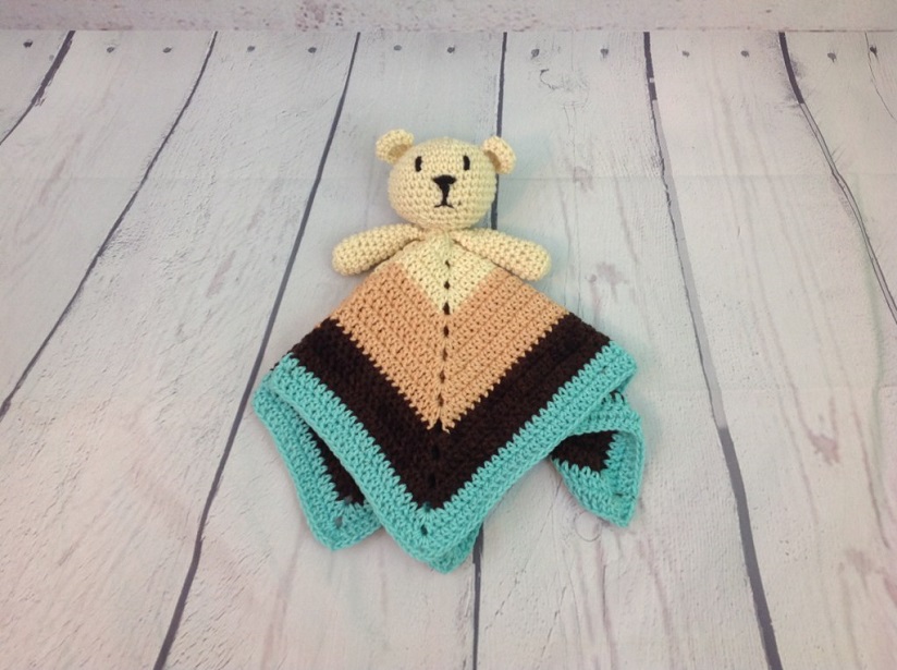 diy crochet kids baby bear lovey free crochet pattern okiegirlblingnthings