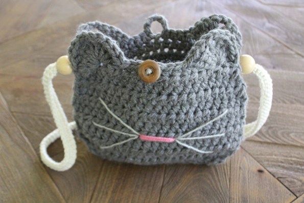 diy crochet kids crochet cat purse free pattern crochettherapy