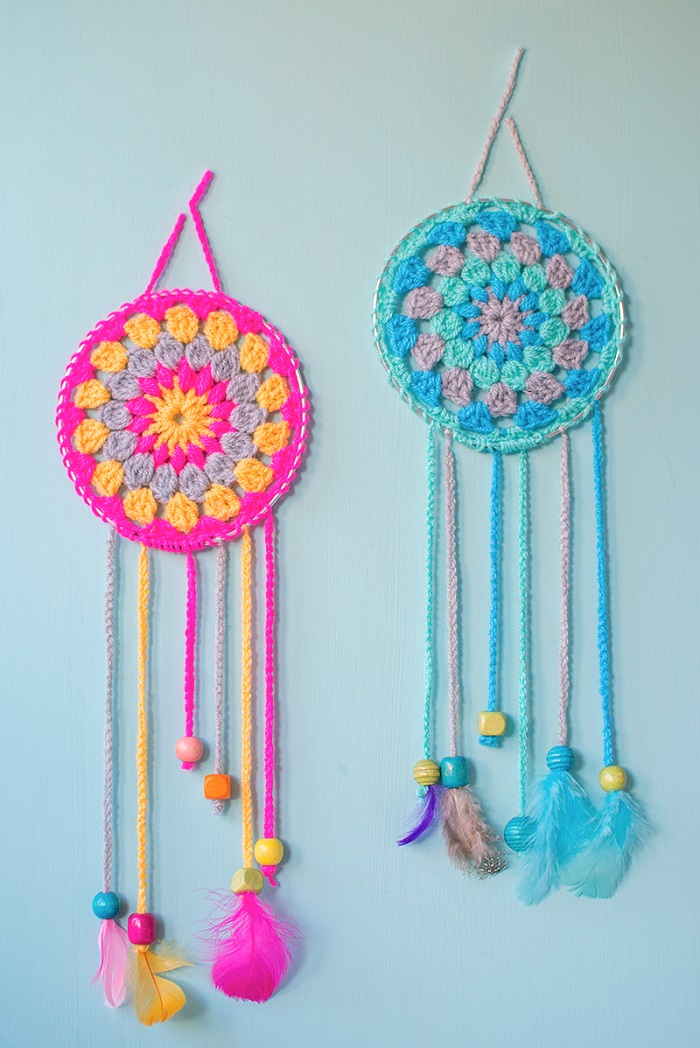 diy crochet kids dreamcatcher letsdosomethingcrafty