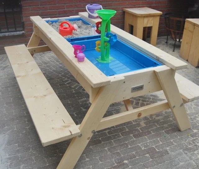 diy sandbox sandbox picnic table howtoinstructions