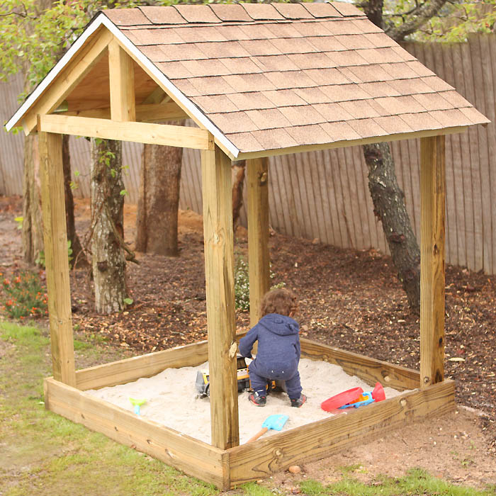 diy sandbox sandbox with roof gina michele.