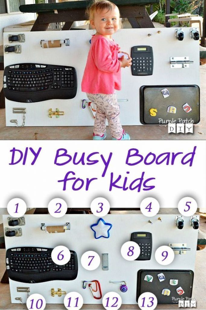 18 Sensory Busy Boards For Fun Healthy Baby Development