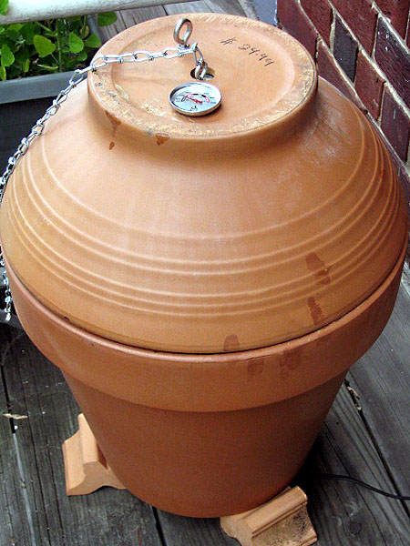 terracota DIY claypot smoker smoker.everythingwitty